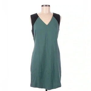 DKNY | Teal Sea Pine Sleeveless Cocktail Party Business Shift Dress Size 8 Med